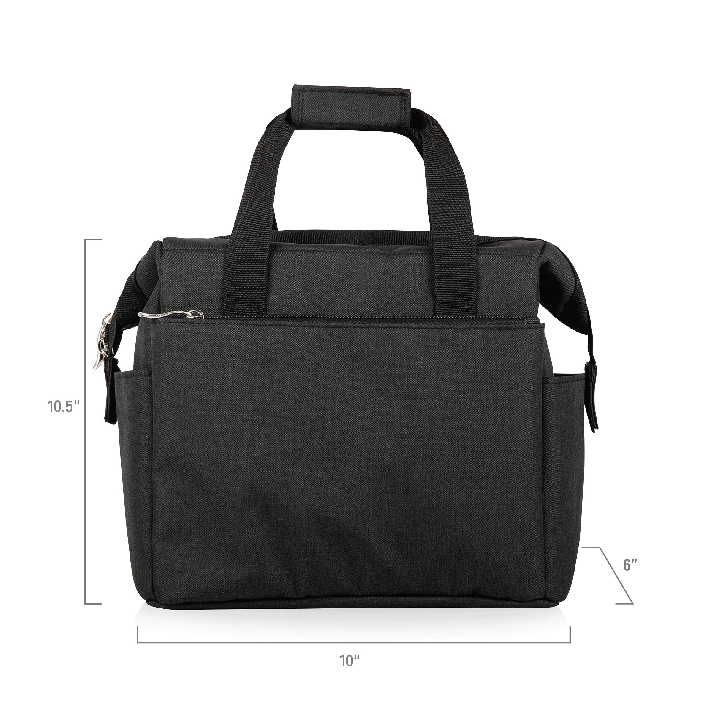 PICNIC TIME PICNIC TIME NCAA Boston College Eagles On The Go Lunch Bag, Soft Cooler Lunch Box, Insulated Lunch Bag, (Black)