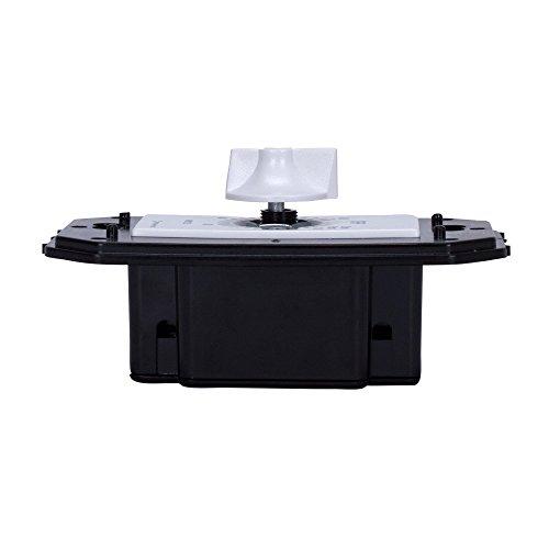 Intermatic Intermatic FD60MWC 60-Minute Spring-Wound In-Wall Countdown Timer Switch for Auto-Off control of Fans and Lights, White