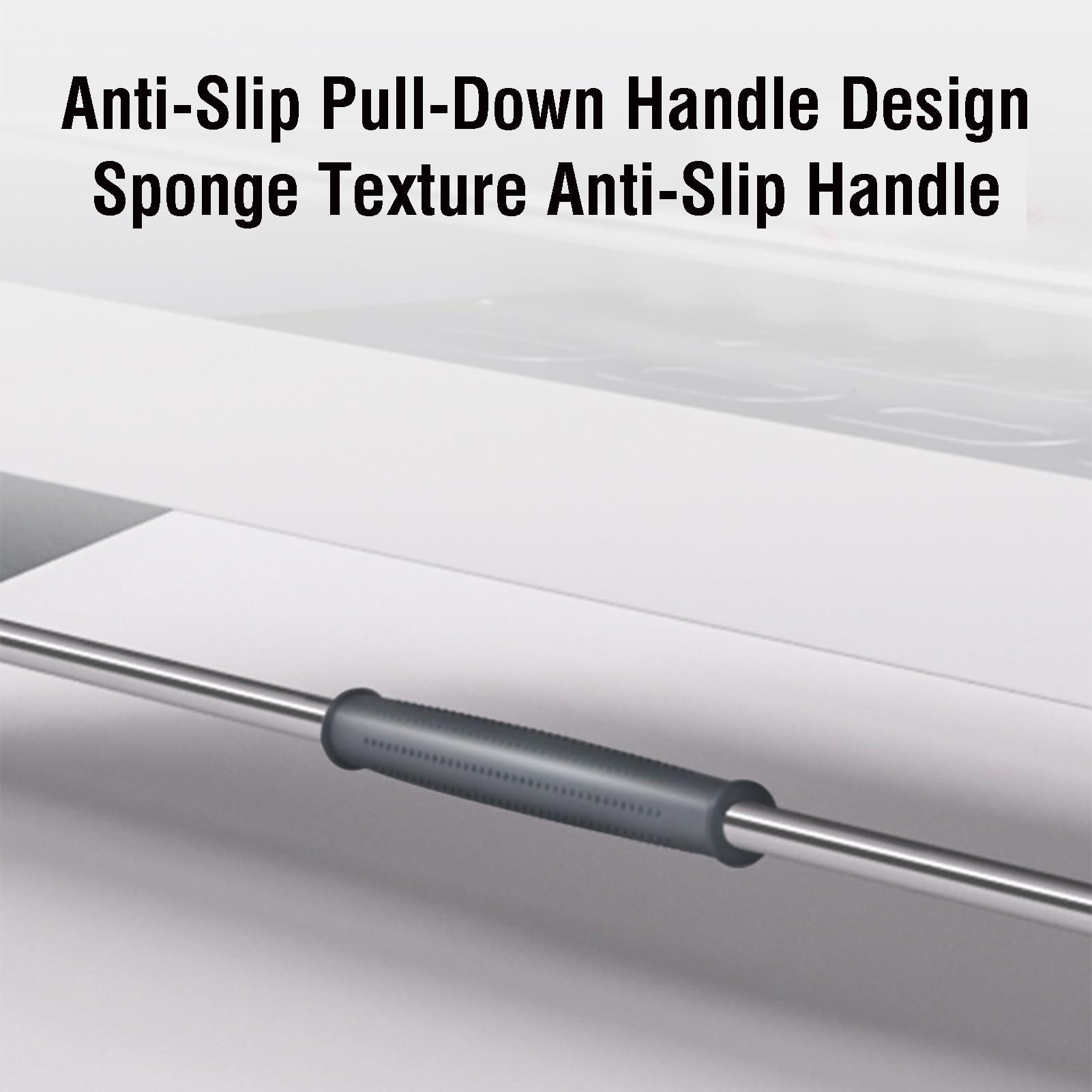 IURDSGIEOOOEWSU Pull Down Cabinet Shelf,Kitchen Shelf Lifting Basket,High Cabinet Pull Down Shelf,Suitable for Kitchen,Bar,Cafe Cabinet and Pantry,Load Bearing 20kg (Size : 66x30x58cm) ()