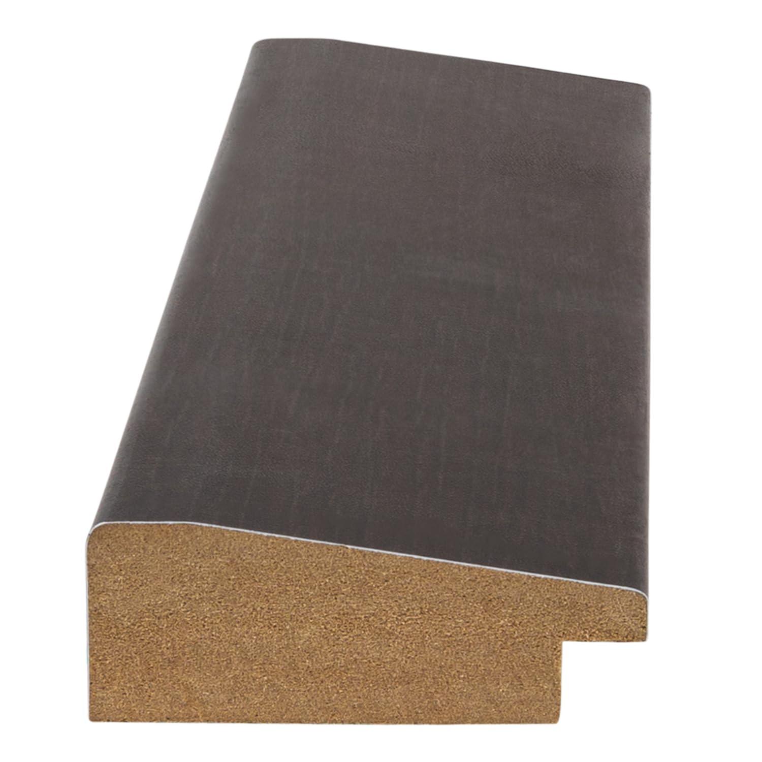 ArtToFrames ArtToFrames 23x34 Inch Brown Picture Frame, This 1.11 Inch Custom Wood Poster Frame is Sloped Dark Walnut - Comes with Economy Acrylic and Corrugated Backing (2WOMC-BWPF04-1241-23x34)