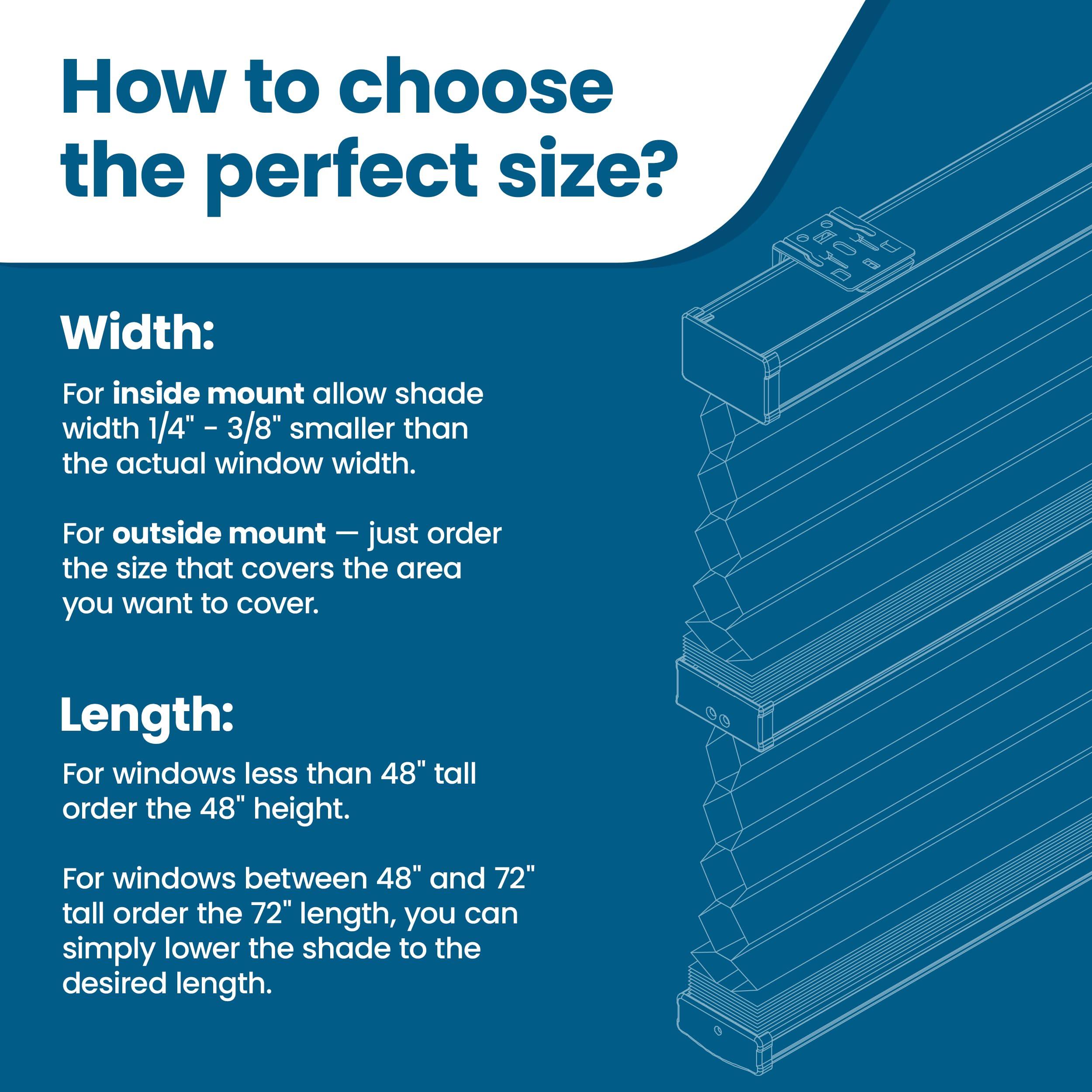 BlindsAvenue BlindsAvenue Cordless Day/Night Cellular Honeycomb Shade, 9/16" Single Cell, Anthracite, Size: 53" W x 48" H