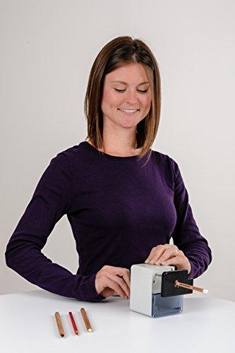Dahle Dahle 166 Premium Pencil Sharpener w/Point Adjuster & Automatic Cutting System, Accepts Graphite & Oversized Artist Pencils