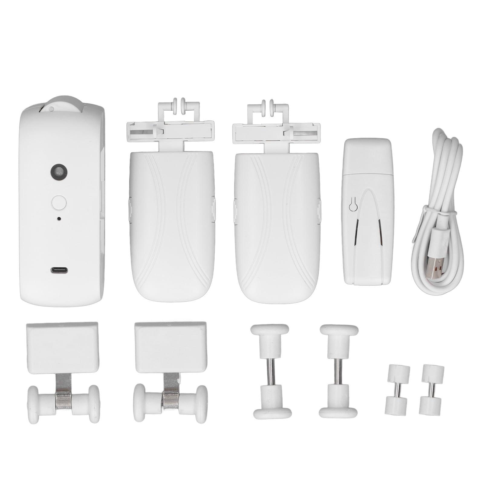 Sorandy Automatic Curtain Opener and Closer, Remote Control Smart Curtain, Upgraded HighPerformance Motor, Curtain Rail Curtain Opener Robot for U Track,I Track,Home,Bedroom