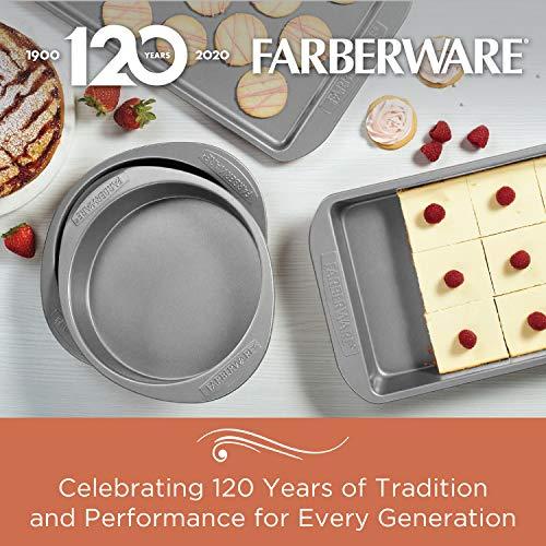 Farberware Farberware Nonstick Bakeware Baking Pan With Lid / Nonstick Cake Pan With Lid, Rectangle - 9 Inch x 13 Inch, Gray