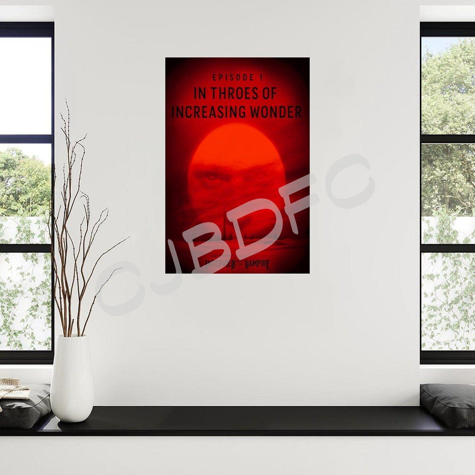 COPPTYH Interview with The Vampire TV Movie Poster (8) Canvas Painting Wall Art Poster for Bedroom Living Room Decor 08x12inch(20x30cm) Unframe-style