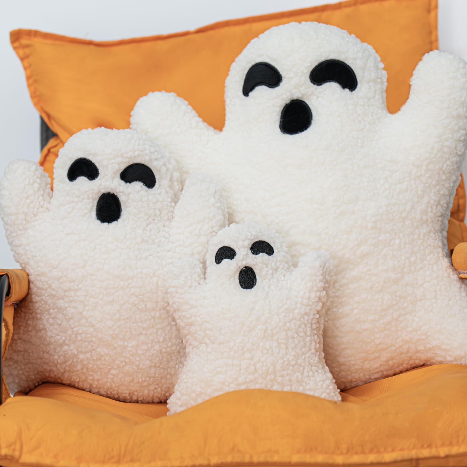 Yopcuvi Yopcuvi Ghost Pillow, Halloween Bedding, Ghost-Shaped Pillow, Ghost Throw Pillow, Halloween Ghost Pillow (15.7 inches)