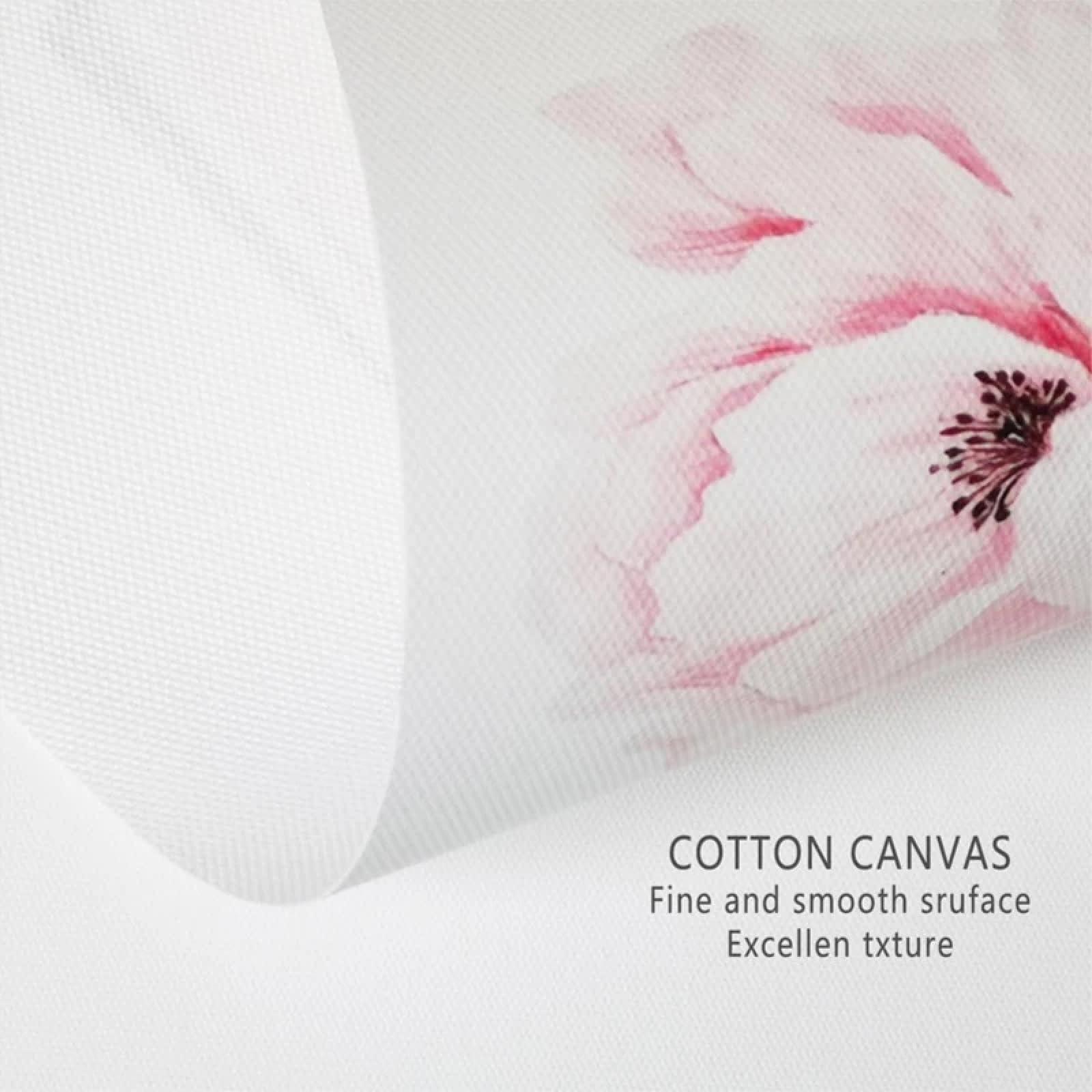 FITSEN Canvas Print Wall Art Feng Shui Nature Swan Crane Waterfall Landscape Painting Panoramic Picture Print On Canvas Modern Artwork for Walls Living Room 80x120cm Frameless