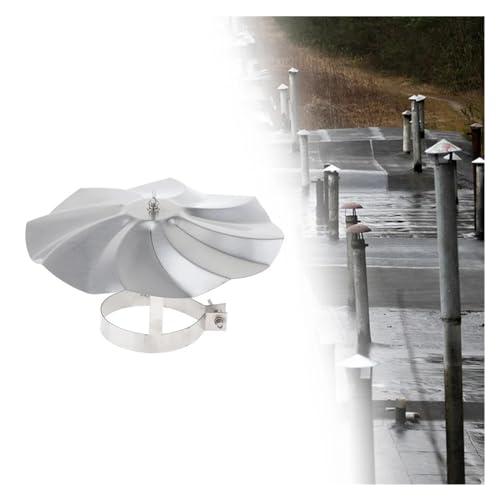 generic Chimney Cap Chimney Rain Cap Vent Cap Application Chimney Tube Cowl Flue Pipe Rain Cover Rainproof Stainless Steel