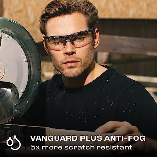 NoCry NoCry Anti Fog Safety Glasses for Men and Women - ANSI Z87 Safety Glasses with Premium Scratch Resistant Coating and Adjustable Temples and Nose Pad - 100% UV Resistant Eye Protection Glasses