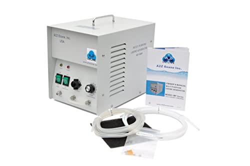 A2Z Ozone MP-3000 Ozone Generator, Light-Duty Ozonator, for Water-use with optional oxygen Hookup, up to 3000 mg/hr, with Timer Function