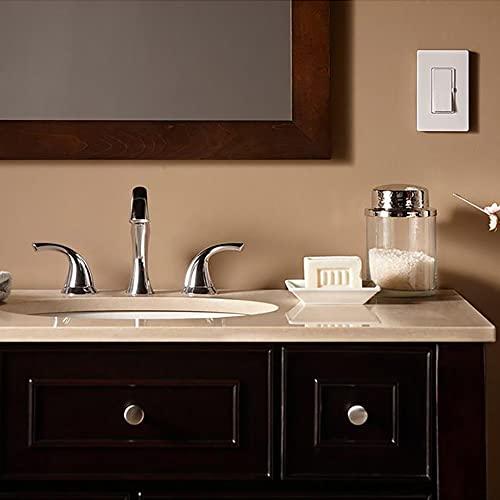 Lutron Lutron Diva LED+ Dimmer Switch for Dimmable LED, Halogen and Incandescent Bulbs, 150W/Single-Pole or 3-Way, White (2-Pack)