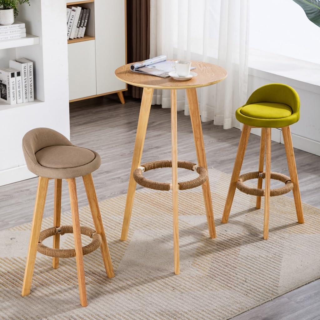 FEELIN Bar Table Coffee Table Small Bar With Foot Ring High Table Simple High Leg Small Round Table Coffee Table Home Bar Table Bar Table Dining Table Pub Table High Top Table ( Color : A , Size : Small )