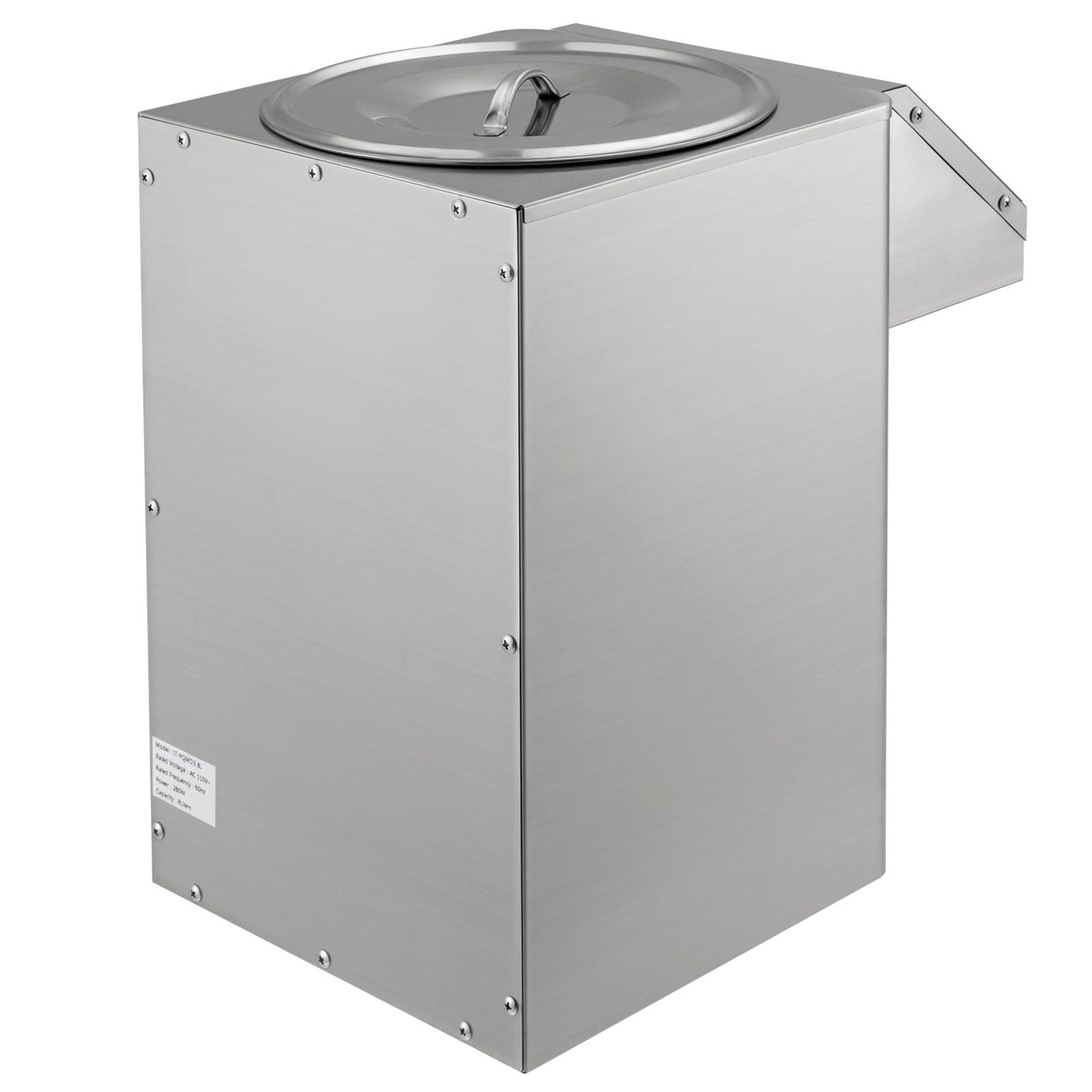 LIANDU-US 2 Gallon Automatic Fructose Dispenser Syrup Dispenser 280W Electric Commercial Sugar Syrup Dispenser Coffee Bubble Tea Milk Tea Making Equipment Fructose Quantitative Machine