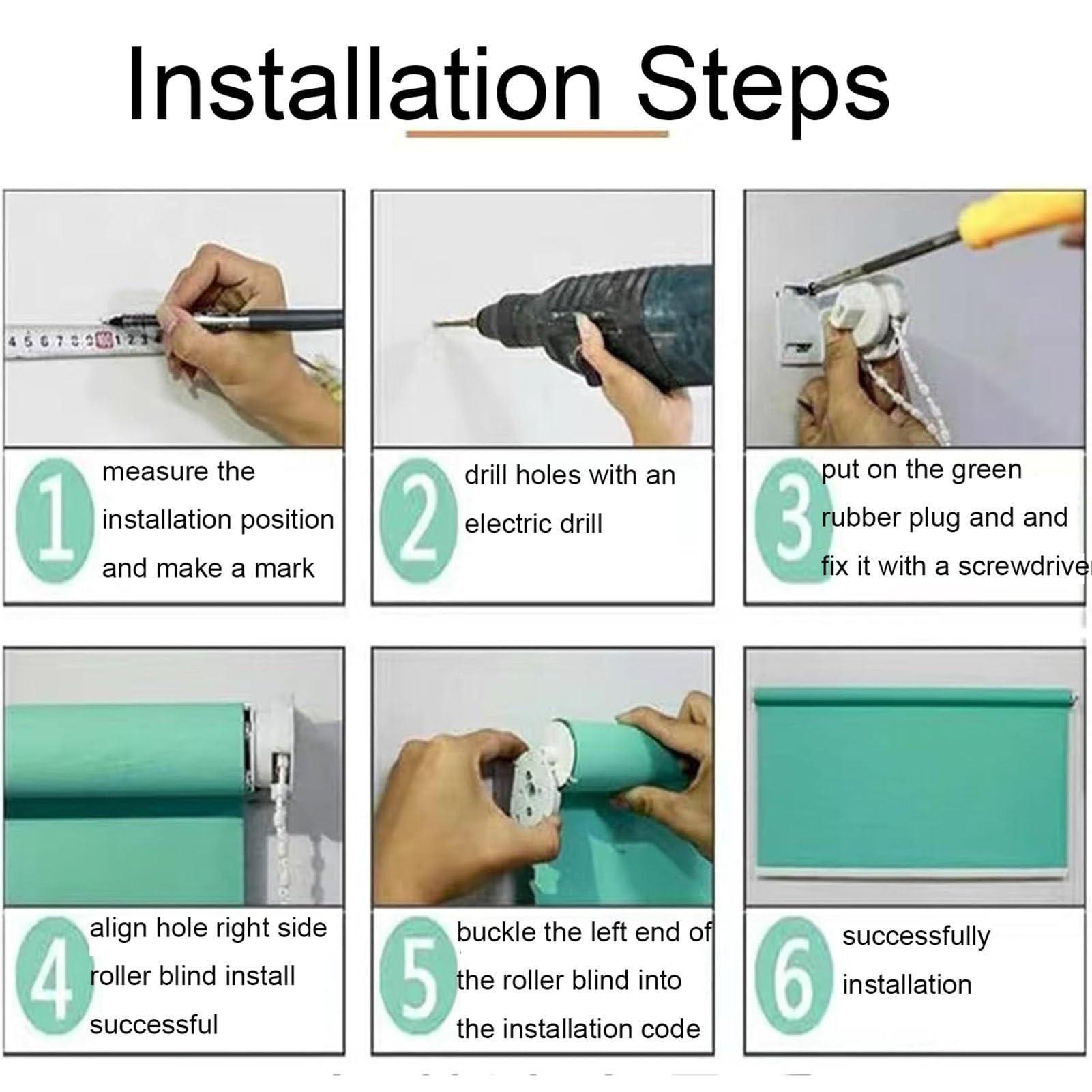 HOFSSI Outdoor Clear Pvc Roller Blinds, Transparent Waterproof Roll Up Blinds, Rainproof Window Roller Shades, Plastic Windproof Curtains for Gazebo/patio/pergola Home Office Window Balcony ( Size : 70x120cm