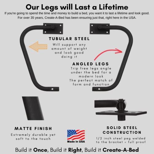 Create-A-Bed Create-A-Bed Adjustable Full Size Deluxe Murphy Bed Kit, Horizontal