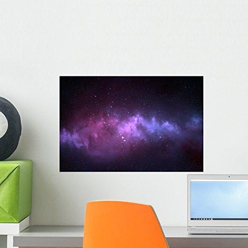 Wallmonkeys Wallmonkeys Night Sky Universe Stars Wall Mural Peel and Stick Vinyl Graphic (18 in W x 12 in H) WM368348