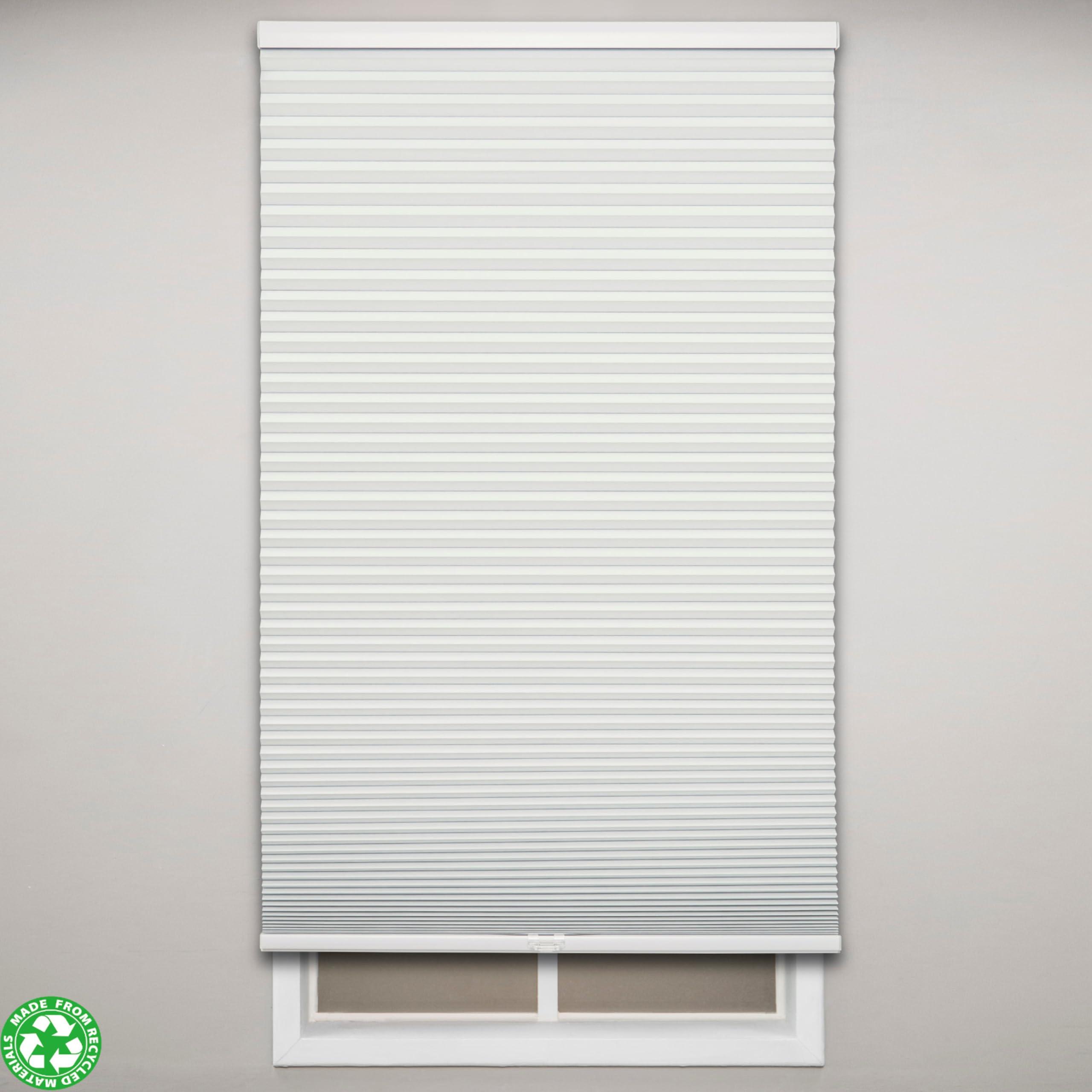Eclipse Eclipse Blackout Cellular Window Shade - Cordless Honeycomb Shades, Stylish Window Covering, Easy Lift System, Blinds for Windows, Pet & Children-Safe, 69.5 W x 84 L, Ivory