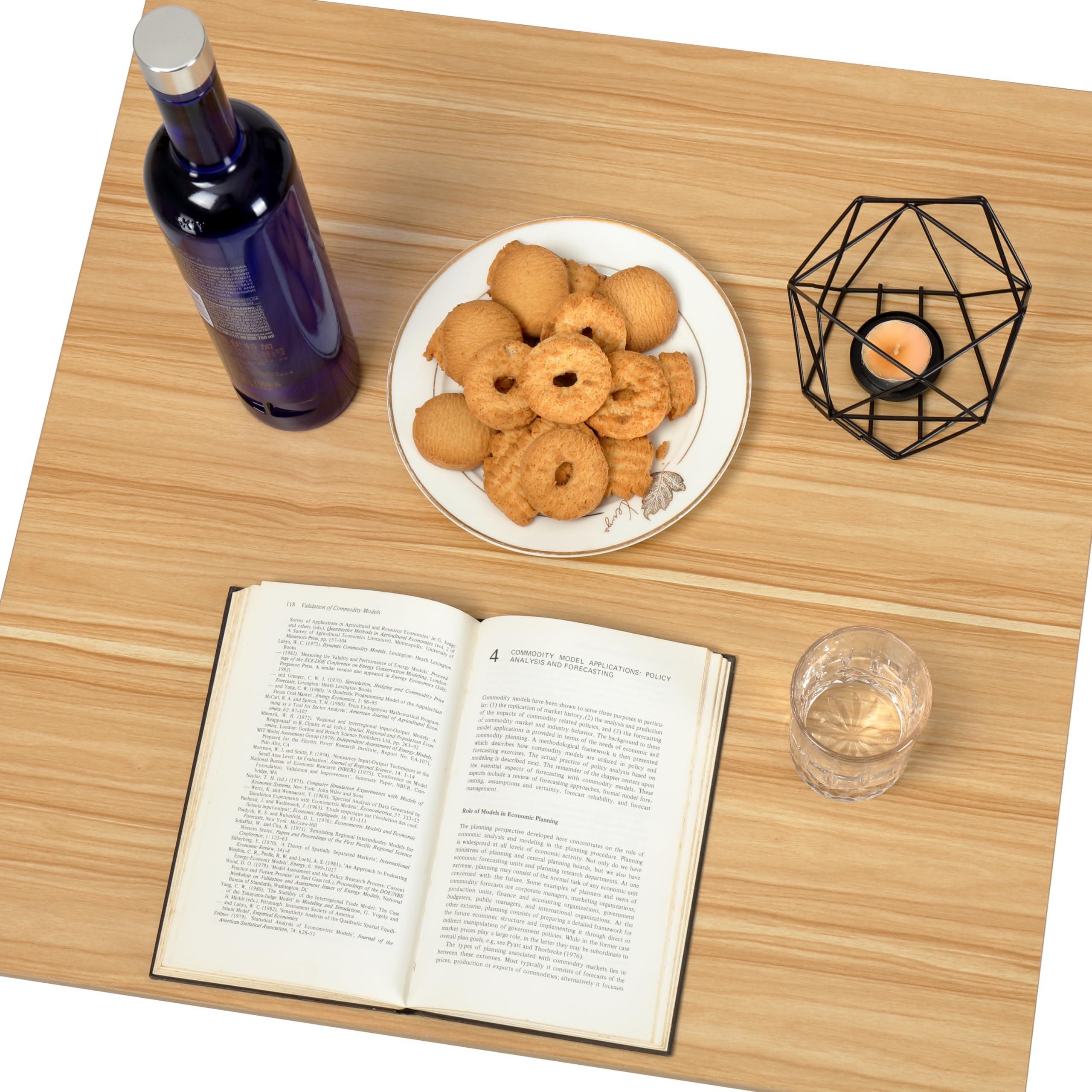 Finnhomy Finnhomy Bar Table Set, 23.6\" Pub Table High Top Table, Square Bar Height Table, Bar Table with Stools, Kitchen Table Set for 2, Industrial Breakfast for Kitchen, Living Room, Oak Beige and White