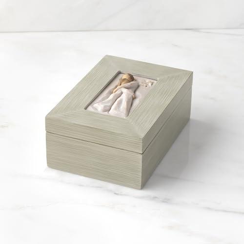 Willow Tree Willow Tree Mother and Daughter, Protect and cherish, give wings to fly, A Message of Family Love and Support, Wood Box to hold Jewelry and Keepsakes, Sculpted Hand-Painted Memory Box
