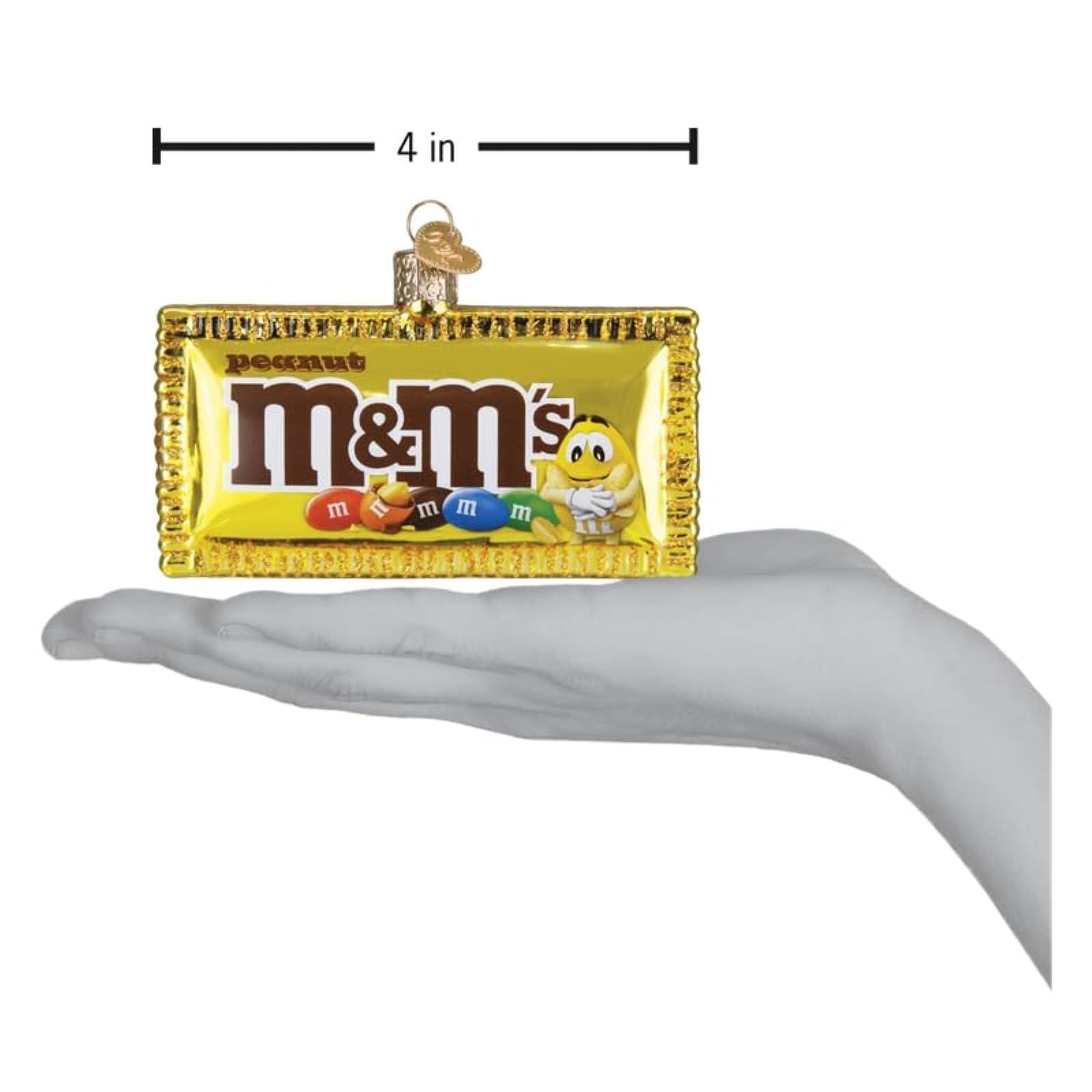 Old World Christmas Old World Christmas Peanut M&M\'s Glass Hanging Ornament