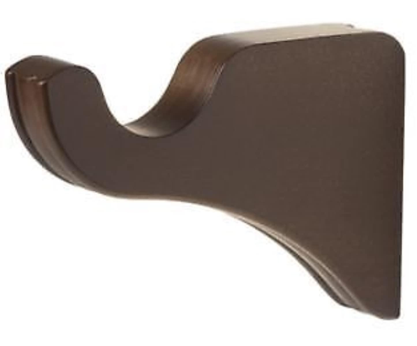 Kirsch Kirsch Wood Trends Classics 3 1/2\" Return Center Bracket for 1 3/8\" pole, Mahogany (MPN# 5611EG083)