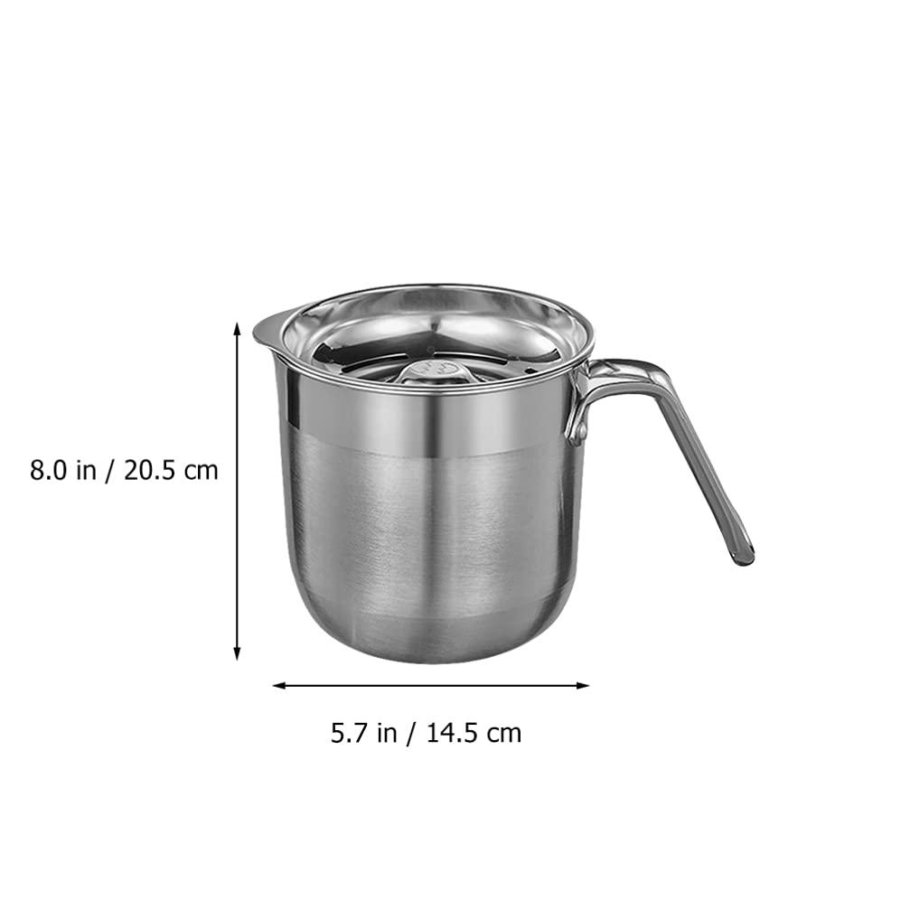 MARURY Egg Separator Egg Yolk White Separator Tool with Lid, Food Grade Egg Divider Stainless Steel Egg Sieve Kitchen Gadget Cooking Baker Tool Egg Extractor