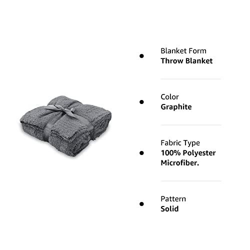Barefoot Dreams Barefoot Dreams CozyChic Throw Graphite One Size