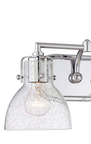 Minka Lavery Minka Lavery Urban Industrial Wall Light Fixtures 5722-77 Wall Bath Vanity Lighting, 2-Light 200 Watts, Chrome