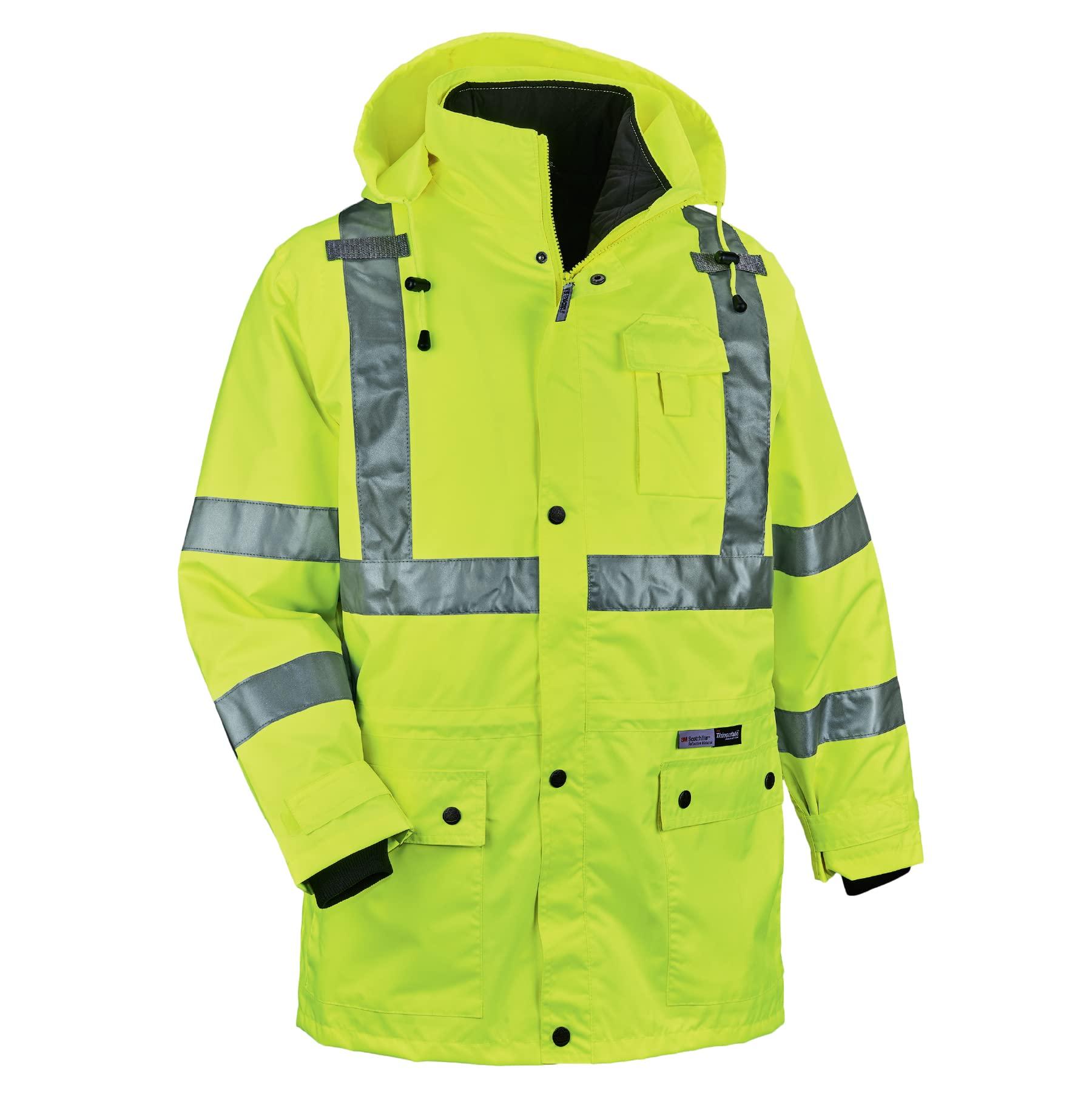 Ergodyne Ergodyne GloWear 8385 ANSI High Visibility 4-in-1 Reflective Safety Jacket