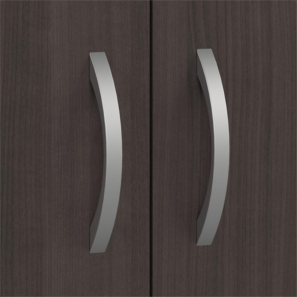 Bush Furniture Bush Business Furniture Studio C Office Storage Cabinet with Doors in, Storm Gray