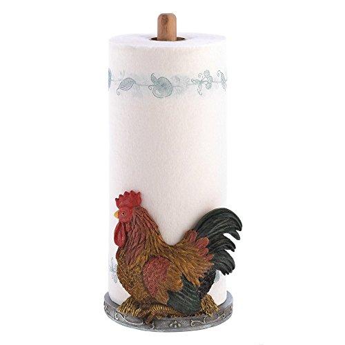 Accent Plus Smart Living Company Kitchen, Perfect Decorative Rooster Paper Towel Holders Countertop, None