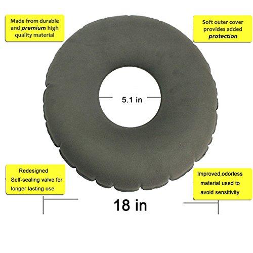 The Original Butt Donut Cushion Inflatable Donut Pillow 15 Inch