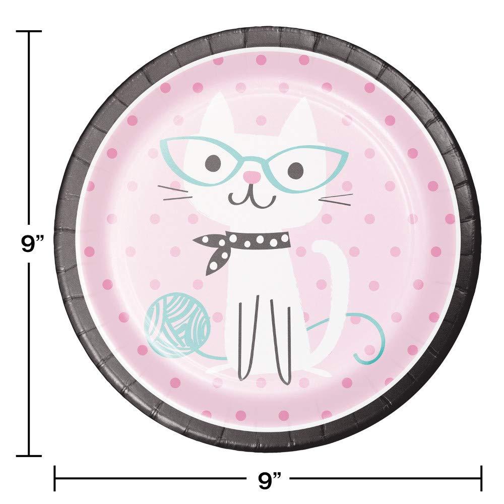 Creative Converting Creative Converting Cat Party Paper Plates, 24 ct