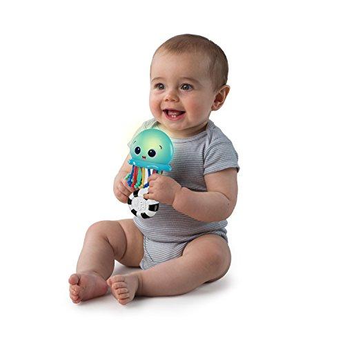 Baby Einstein Baby Einstein Ocean Glow Sensory Shaker Musical Toy, Ages Newborn +