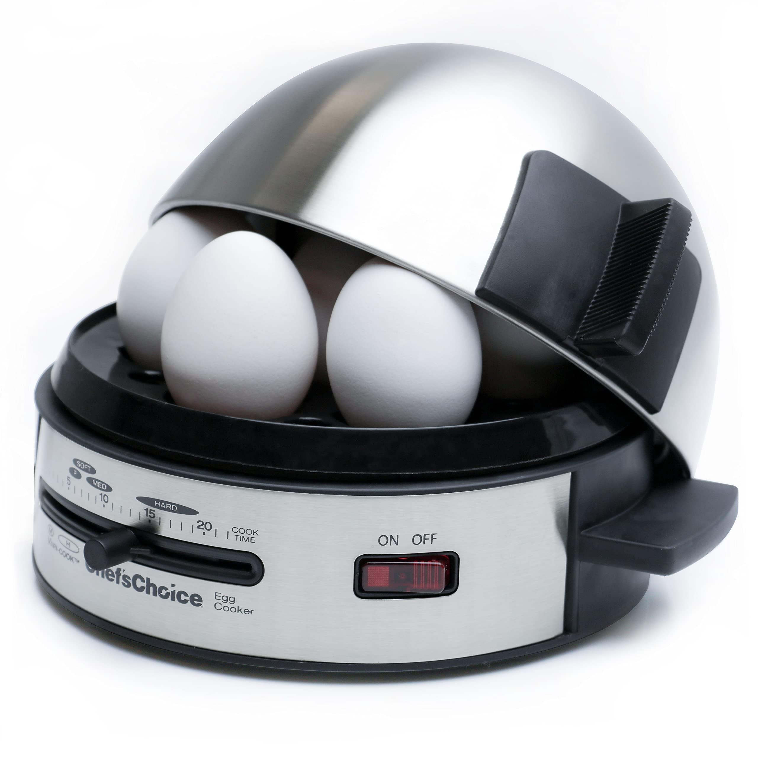Chef’sChoice Chef\'sChoice 810 Gourmet 7-Egg Cooker with Electronic Timer, Audible Signal & Nonstick Stainless Steel Design