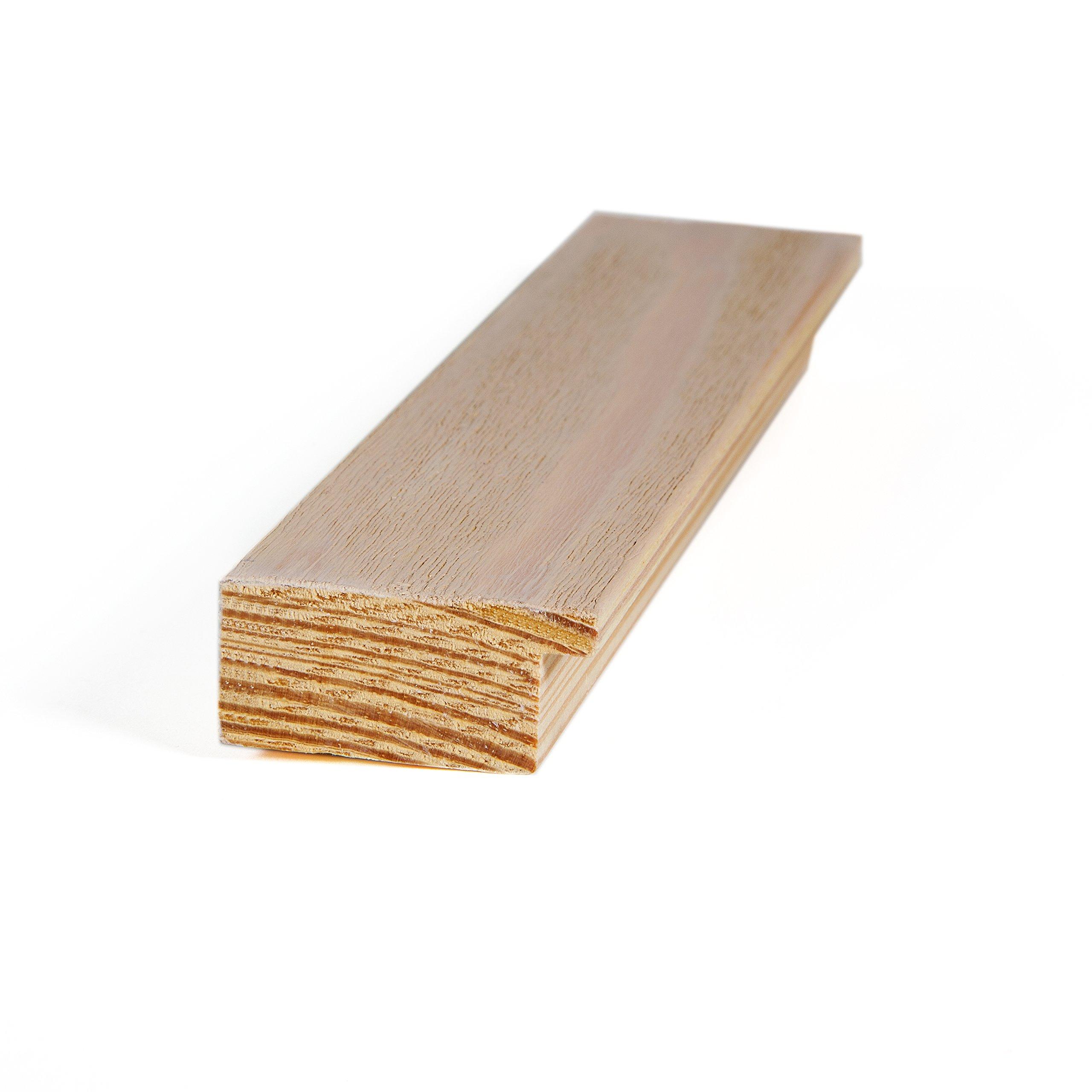 ArtToFrames ArtToFrames 10x40 Inch White Picture Frame, This 1.75 Inch Custom Wood Poster Frame is Clear Stain, Great for Your Art or Photos - Comes with Economy Acrylic