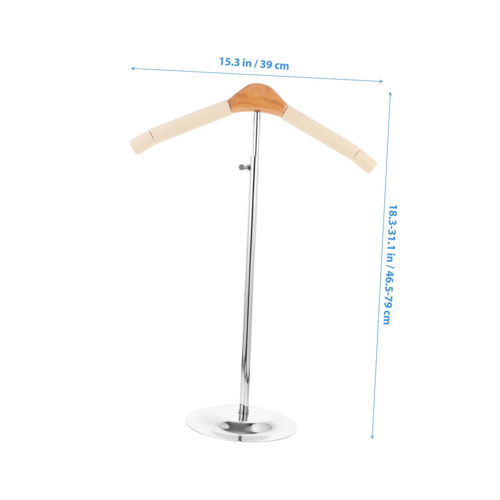 KOMBIUDA KOMBIUDA Adjustable T-Shirt Display Rack Coated Hanger Stand 46.5-79cm Height Fashion Retail Display