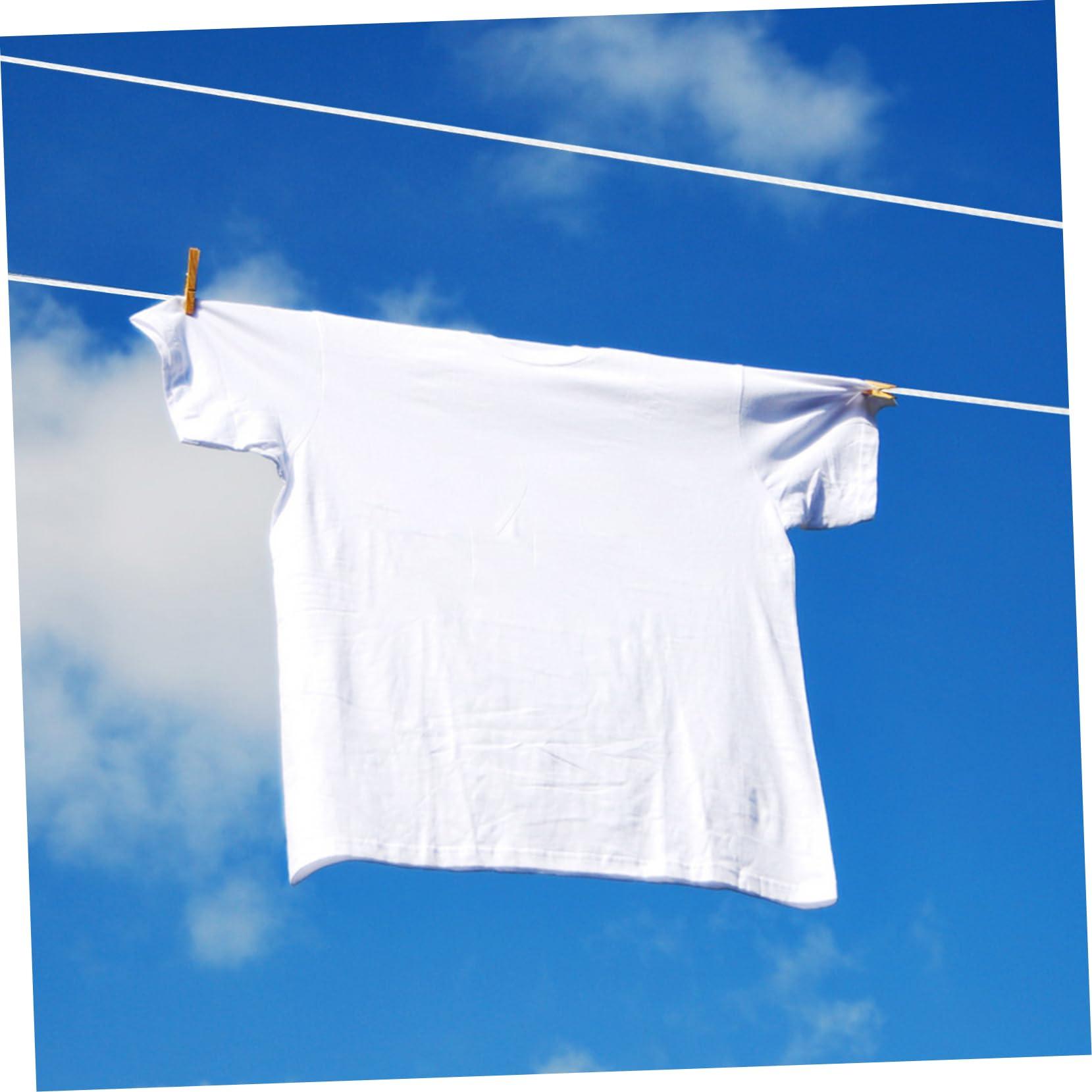 Levemolo Levemolo Outdoor Clothesline Suction Cups Suction Cup Clothespin Shower Clothesline Suction Cup Clothesline Clothes Line Ropes Rubber Suction Cup Clothes Line Nylon Braided Rope White