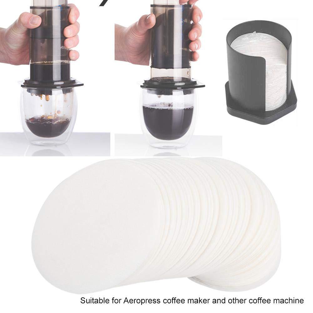Qiter Filter Paper For Coffee Press Filter, 350Pcs Round Coffee Filters Paper Coffee Maker Filters Strainers For Coffee Maker