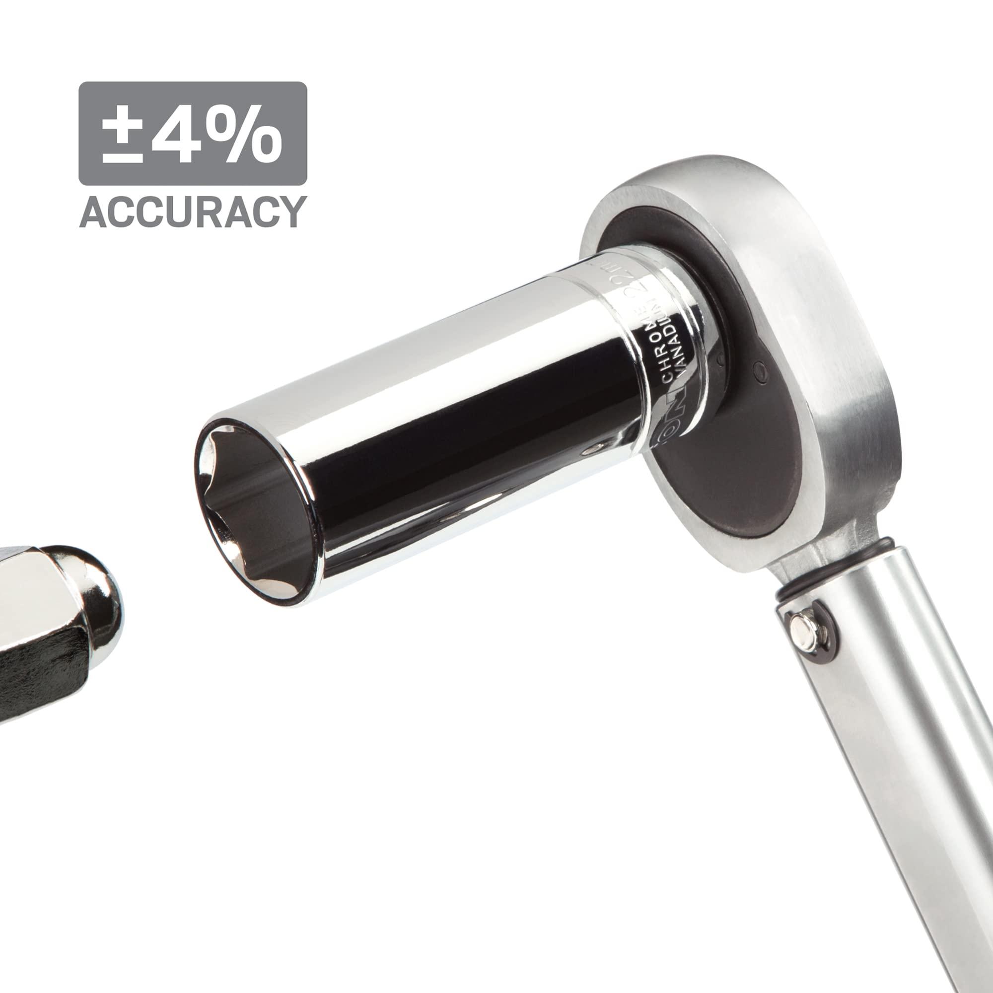 TEKTON TEKTON 1/2 Inch Drive Micrometer Torque Wrench (10-150 ft.-lb.) 24335