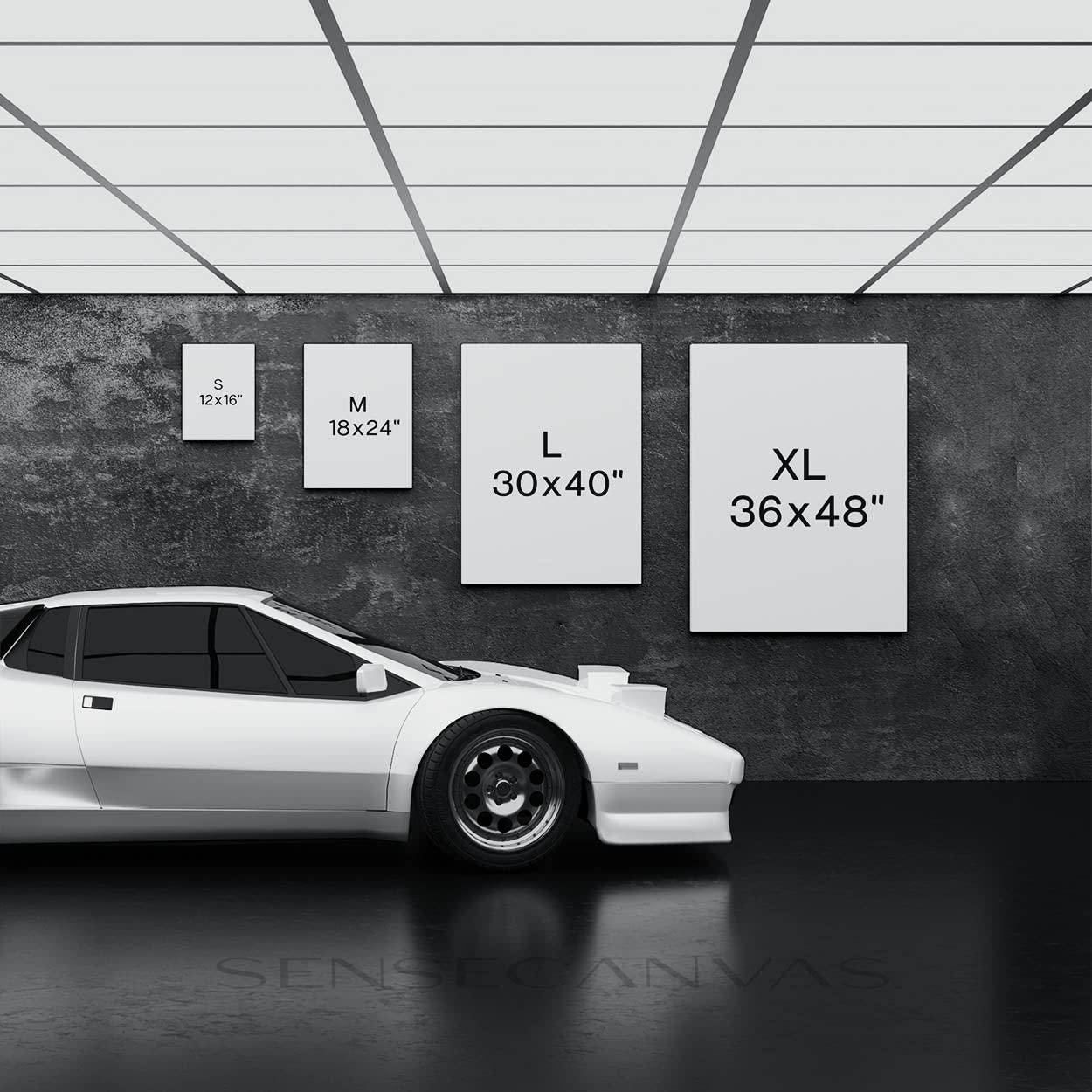 Sense Canvas Sense Canvas Alpaca 2 Canvas Art - Home Decor Wall Art Print Poster Painting X-Large 36x48 / 0.75\"