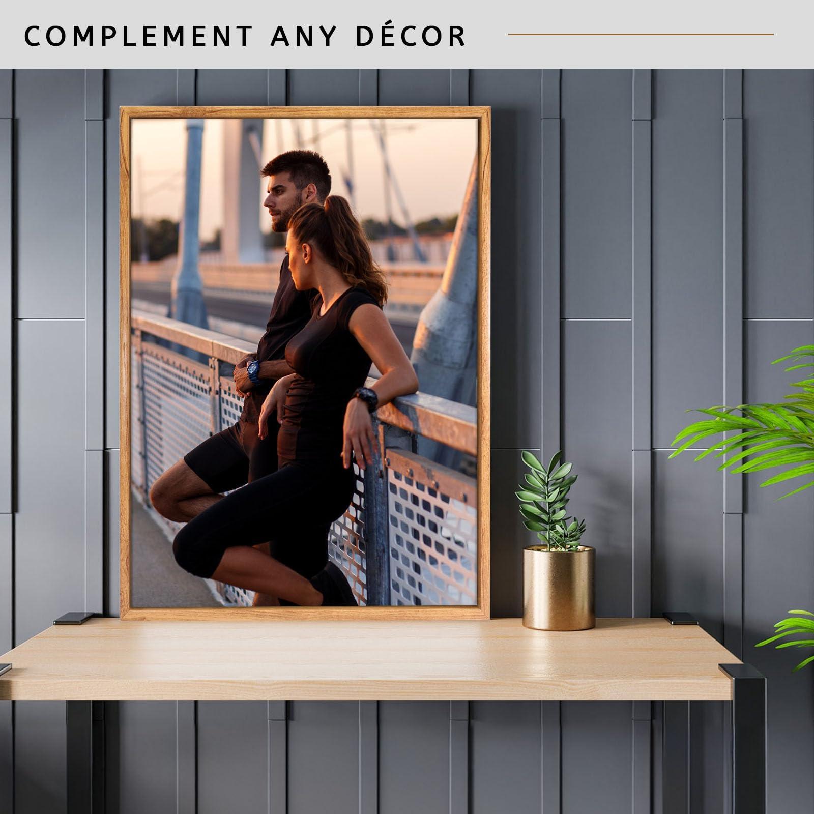 Texas Art Canvas Float Frames 12x30 Frame, Floating Frames for Canvas Prints Floater Frame for Finished Canvas, Vertical & Horizontal Wall Hanging Large Frame for Canvas Paintings, Floating Wall Art Decor