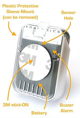 FORENSICS DETECTORS FD Car, Vehicle, Aircraft Carbon Monoxide CO Detector | Fast Low-Level 9ppm Alarm | Vehicles, Police, Pilots, Travel, Bus, Trucks | Metal Body, Small 2oz |