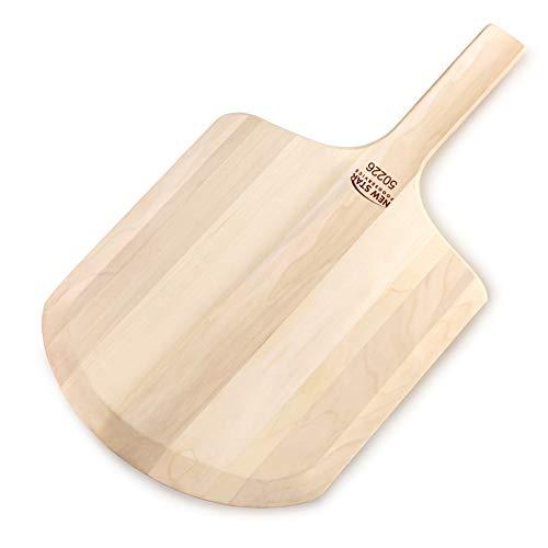 New Star Foodservice New Star Foodservice 50226 Restaurant-Grade Wooden Pizza Peel, 14" L x 12" W Plate, with 8" L Wooden Handle, 22" Overall Length