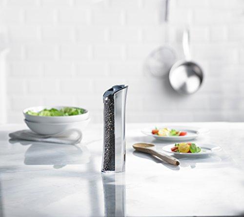 Trudeau Trudeau Plus Pepper Chrome Graviti Mill, 8\", Silver (07117021)