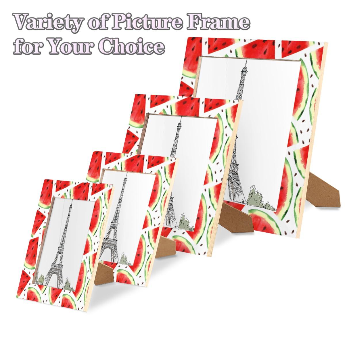 Fzsopd Fzsopd Watermelon 8x10 Picture Frame Wooden Photo Frame for Wall and Tabletop Display Home Decor Office Wedding Gift