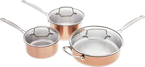 Cuisinart Chefs Classic Stainless Color Series Cookware 11PC Set