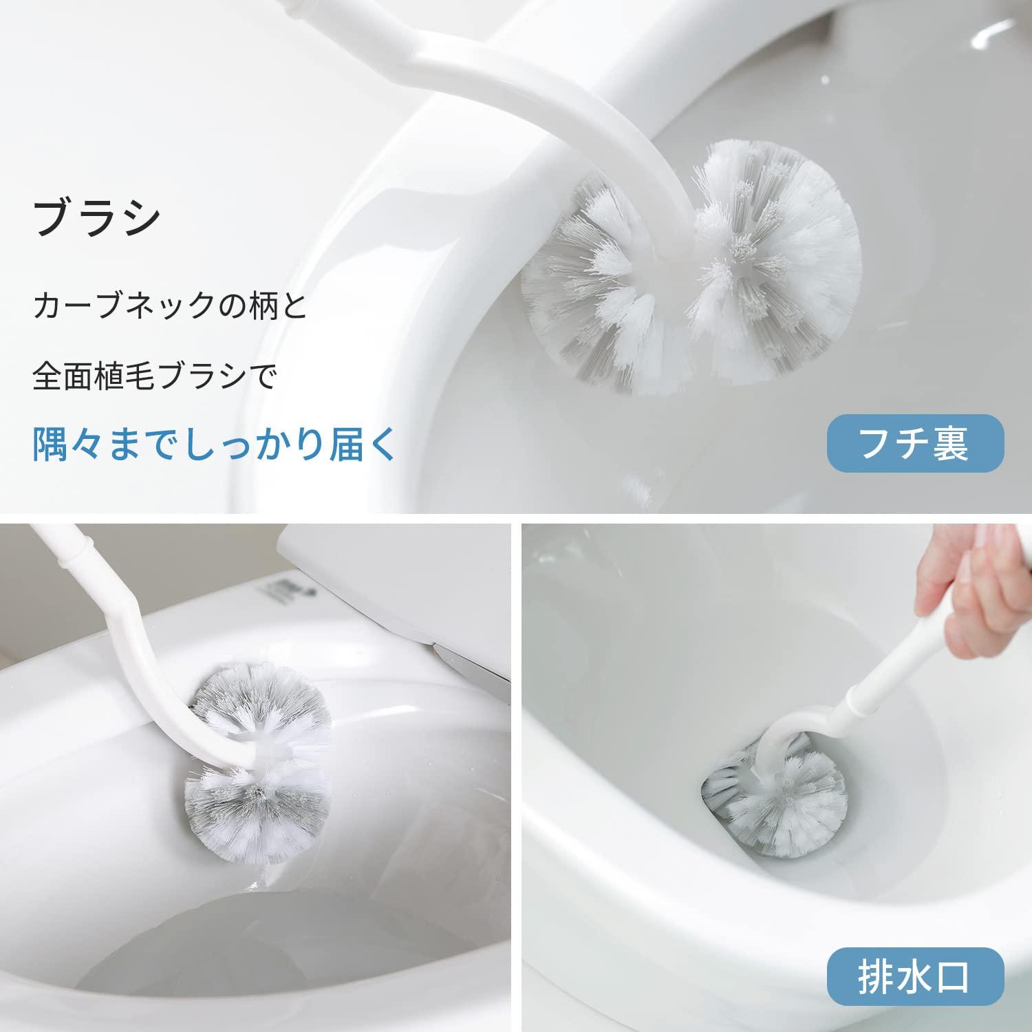 ???(Marna) Myrna 2 in 1 Toilet Brush White W078W (Japan Import)