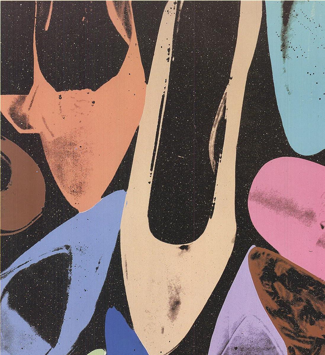 Andy Warhol Andy Warhol Diamond Dust Shoes 31.5\" x 23.5\" Poster 1999 Pop Art Multicolor Shoes, Heels