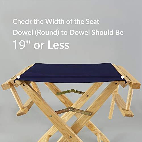 Yu Shan Casual Home Director Chair Replacement Canvas, Wheat/Natural